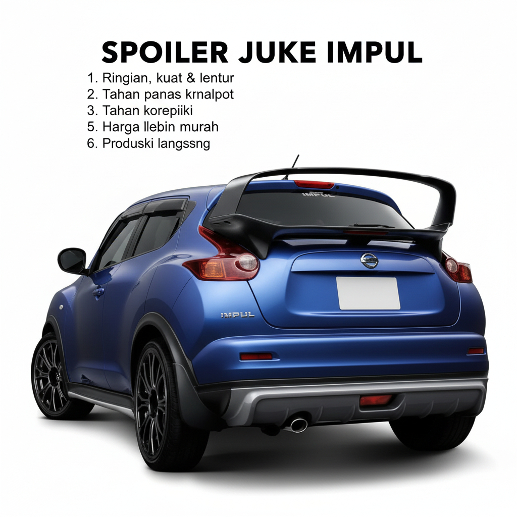 Jual SPOILER NISSAN JUKE SEPOILER JUKE BODY KIT JUKE | Shopee Indonesia