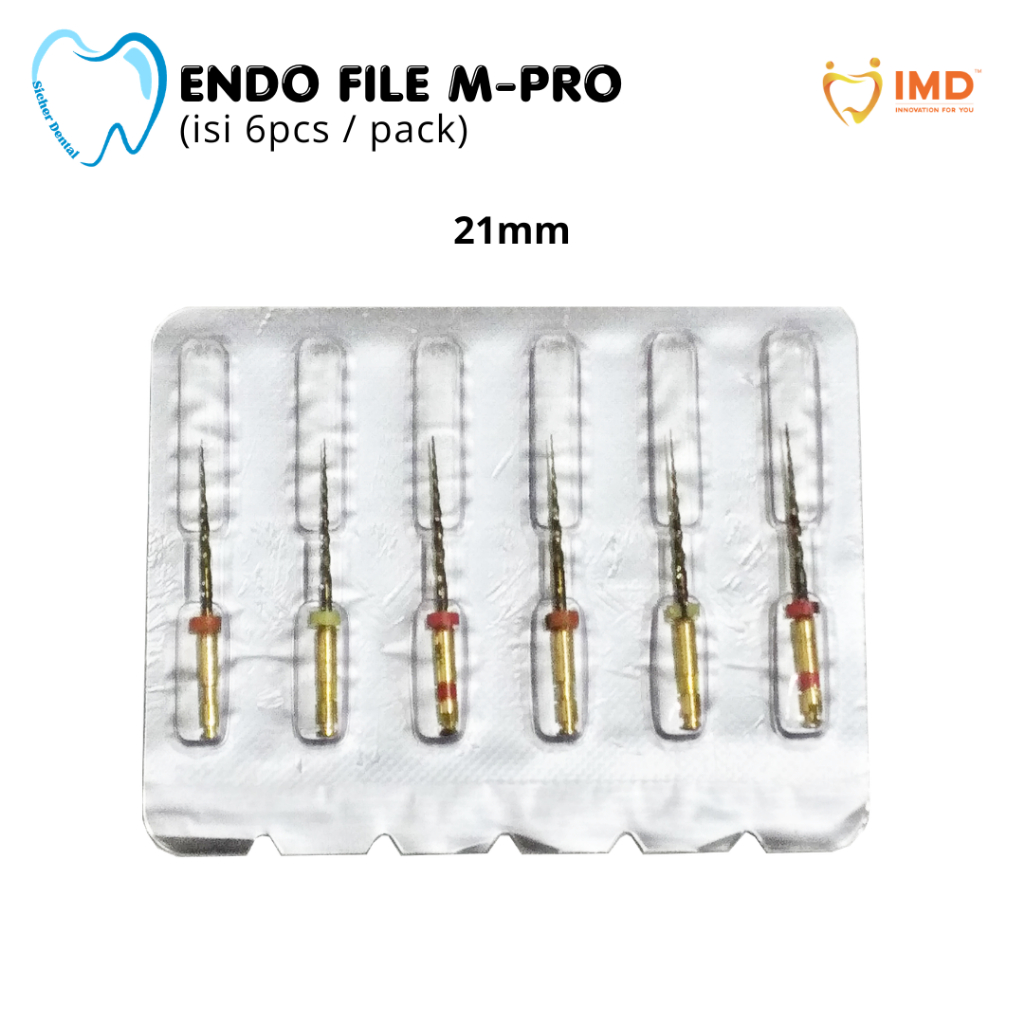 Jual Dental Endo Niti M-Pro File Assorted (6pcs/pak) | Shopee Indonesia