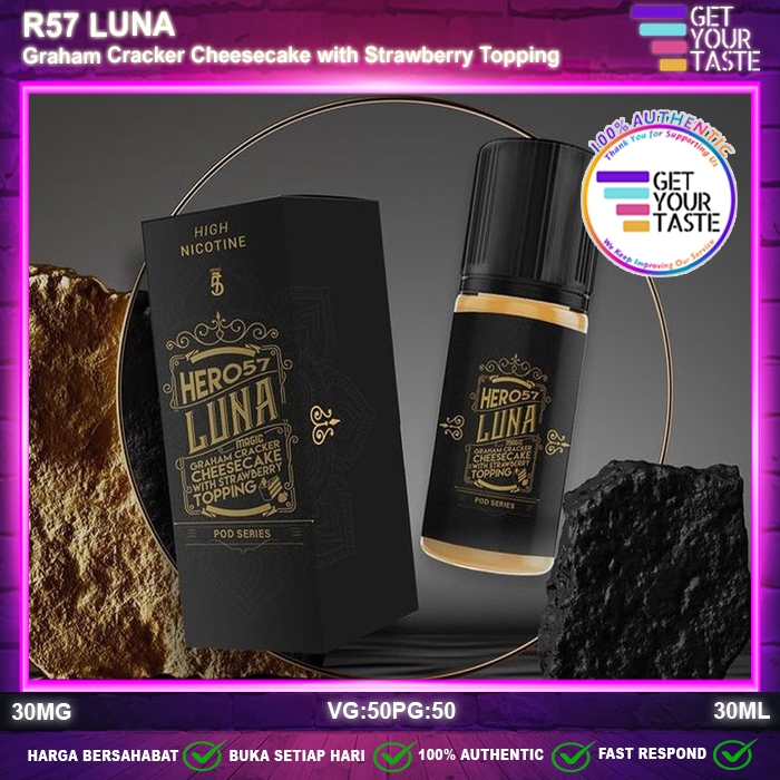 Jual Liquid R57 Luna V1 Magic Salt Nic Pods Series 30ML by Hero 57 ...