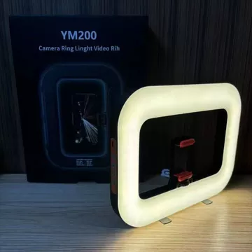 Lampu Ring Light YM200 Universal Lampu Live Portable Model Petak
