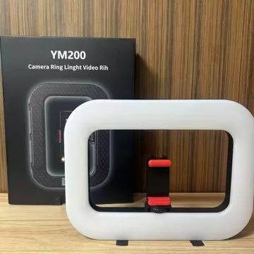 Lampu Ring Light YM200 Universal Lampu Live Portable Model Petak
