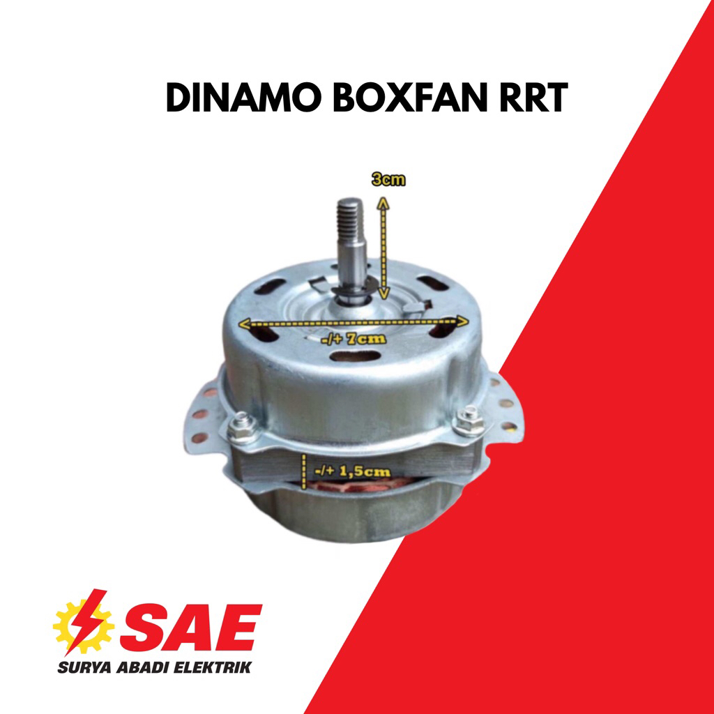 Jual Dinamo Mesin Motor Kipas Angin Kotak Duduk Boxfan RRT Sanex Cina ...