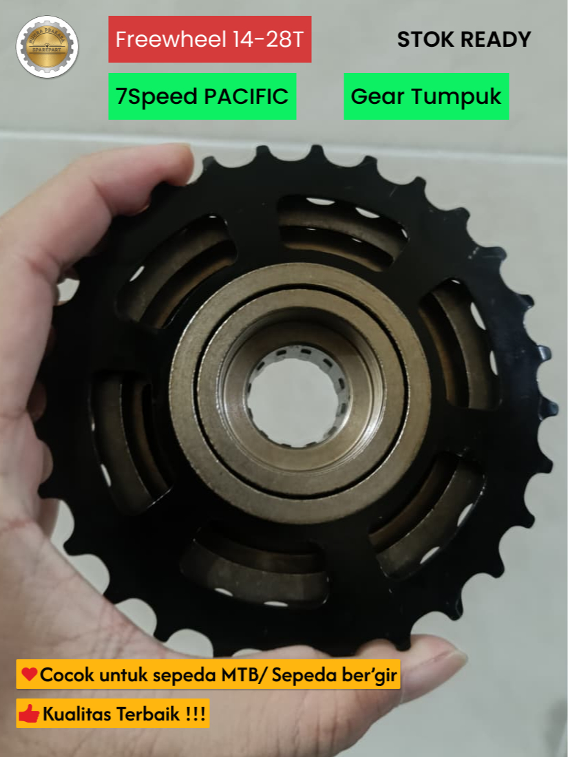 Jual Freewheel Sepeda 7 Speed 14‑28T - Gear / Sprocket Tumpuk Model ...