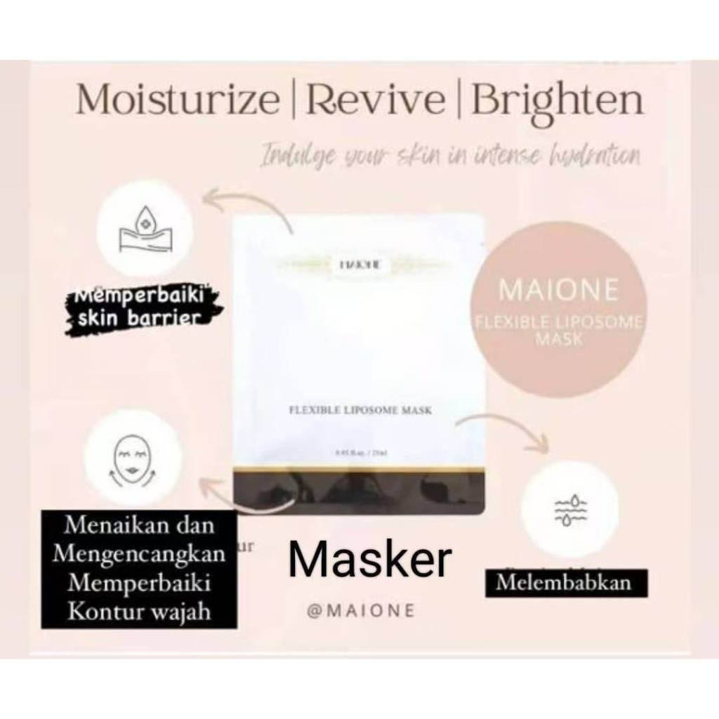Jual Maione Flexible Liposome Mask Sheet 10pcs/Box | Shopee Indonesia