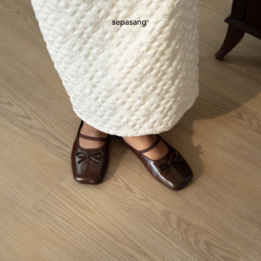 Jual SEPASANG COLLECTION Cysel Mules Flat Shoes Wanita - Sandal Natal ...