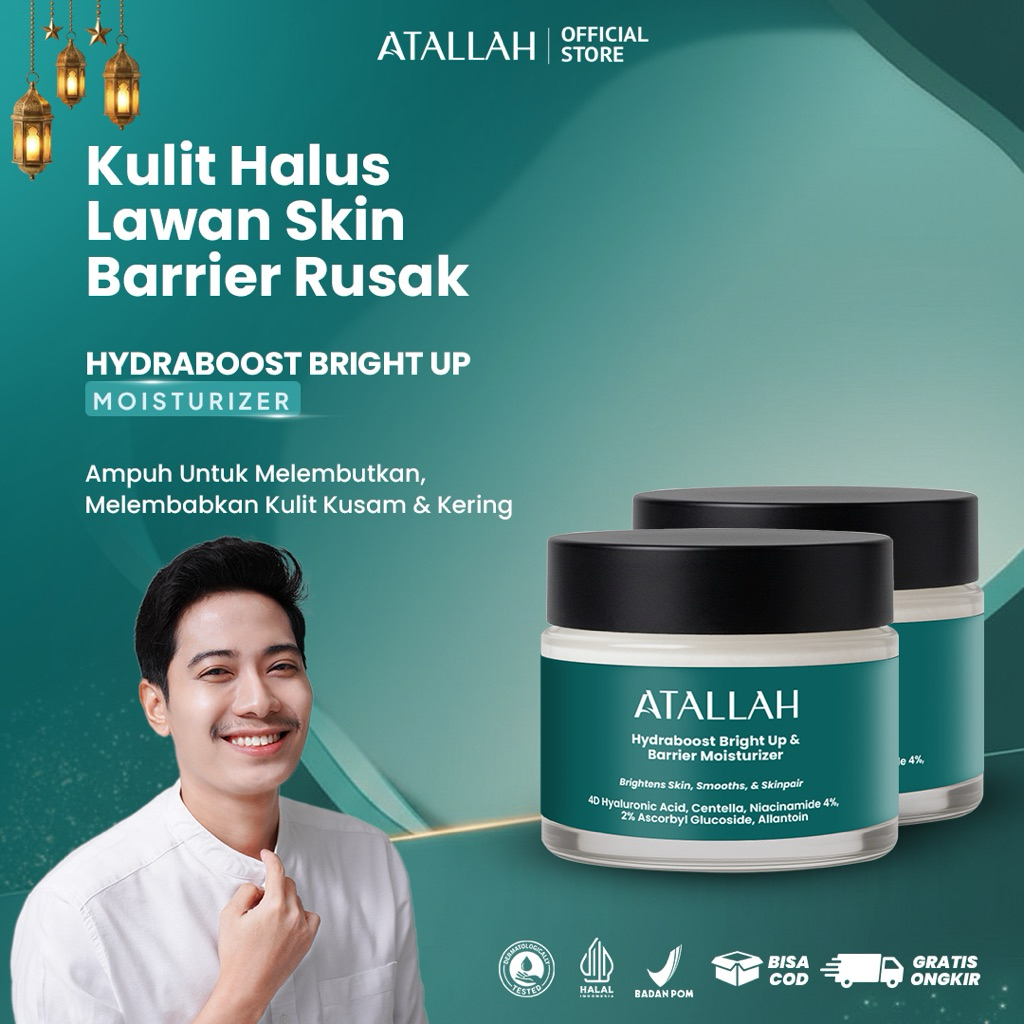 Jual ATALLAH Hydraboost Bright Up & Barrier Moisturizer 30g 2PCS ...