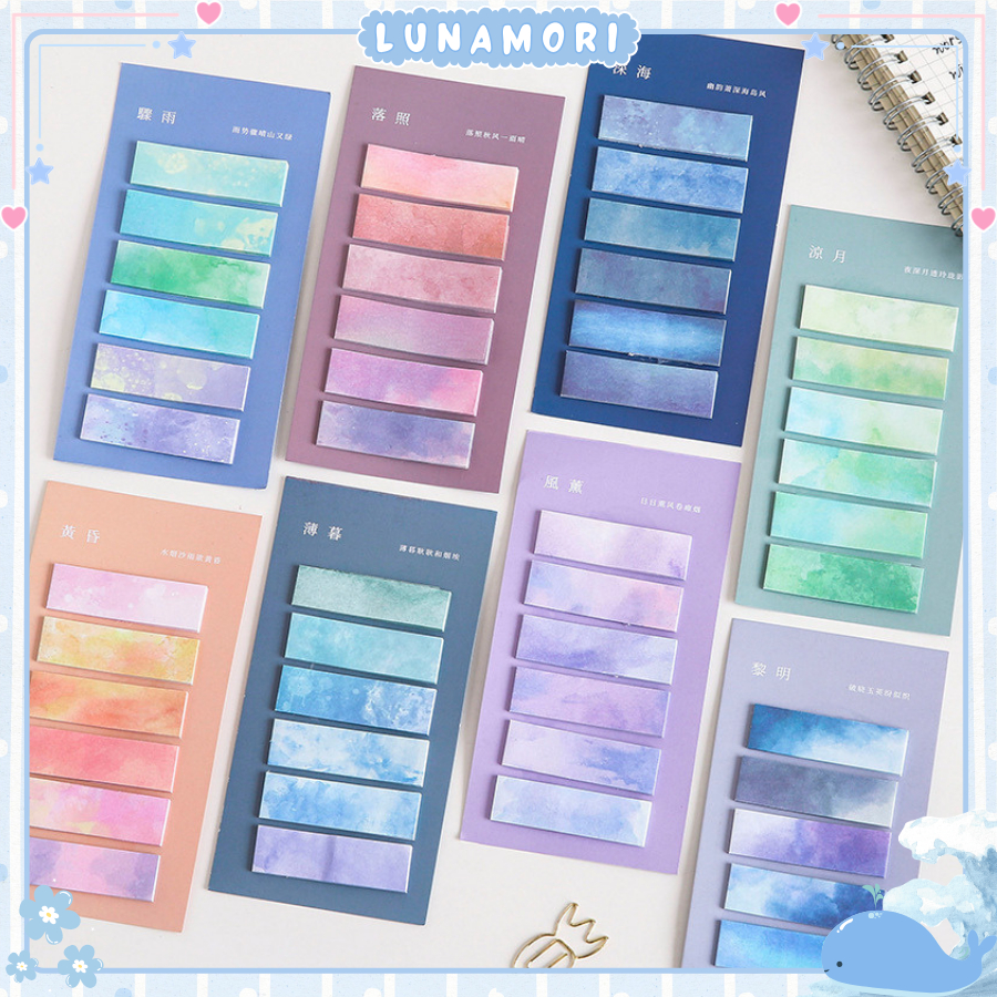 Jual Lunamori - Sticky Notes Indeks / Catatan Penanda Kertas Buku ...
