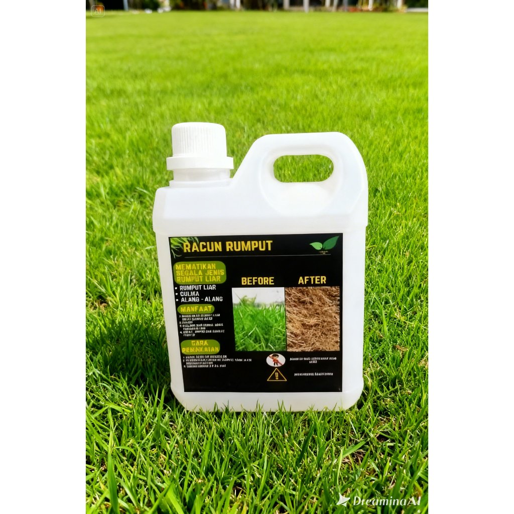 Jual RACUN RUMPUT 1 LITER HERBISIDA SISTEMIK OBAT PEMBASMI RUMPUT LIAR ...