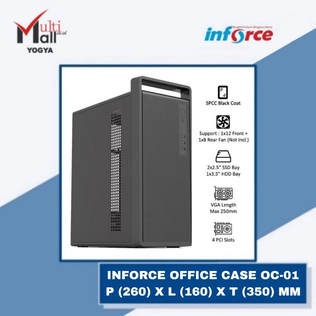 Jual Inforce Casing PC OC-01 Office Case Micro ATX | Shopee Indonesia