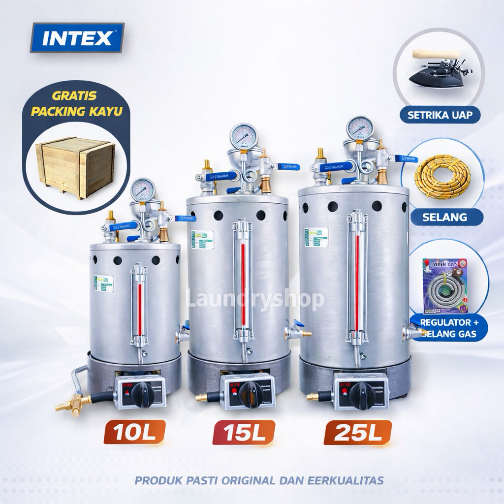 Jual Setrika Uap Gas Boiler Laundry Lengkap ( Berat Asli ) kapasitas ...