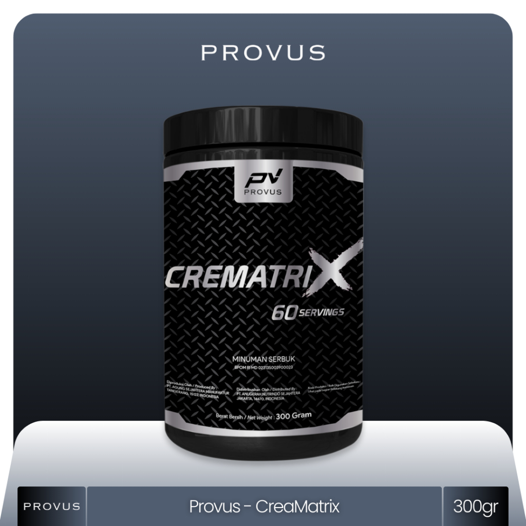 Jual Provus CreMatrix Creatine Powder 300 gram – 60 Servings | Creatine ...
