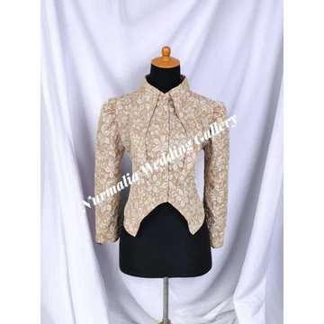 Flower Blouse Korean Look Atasan Motif Bunga Elegan
