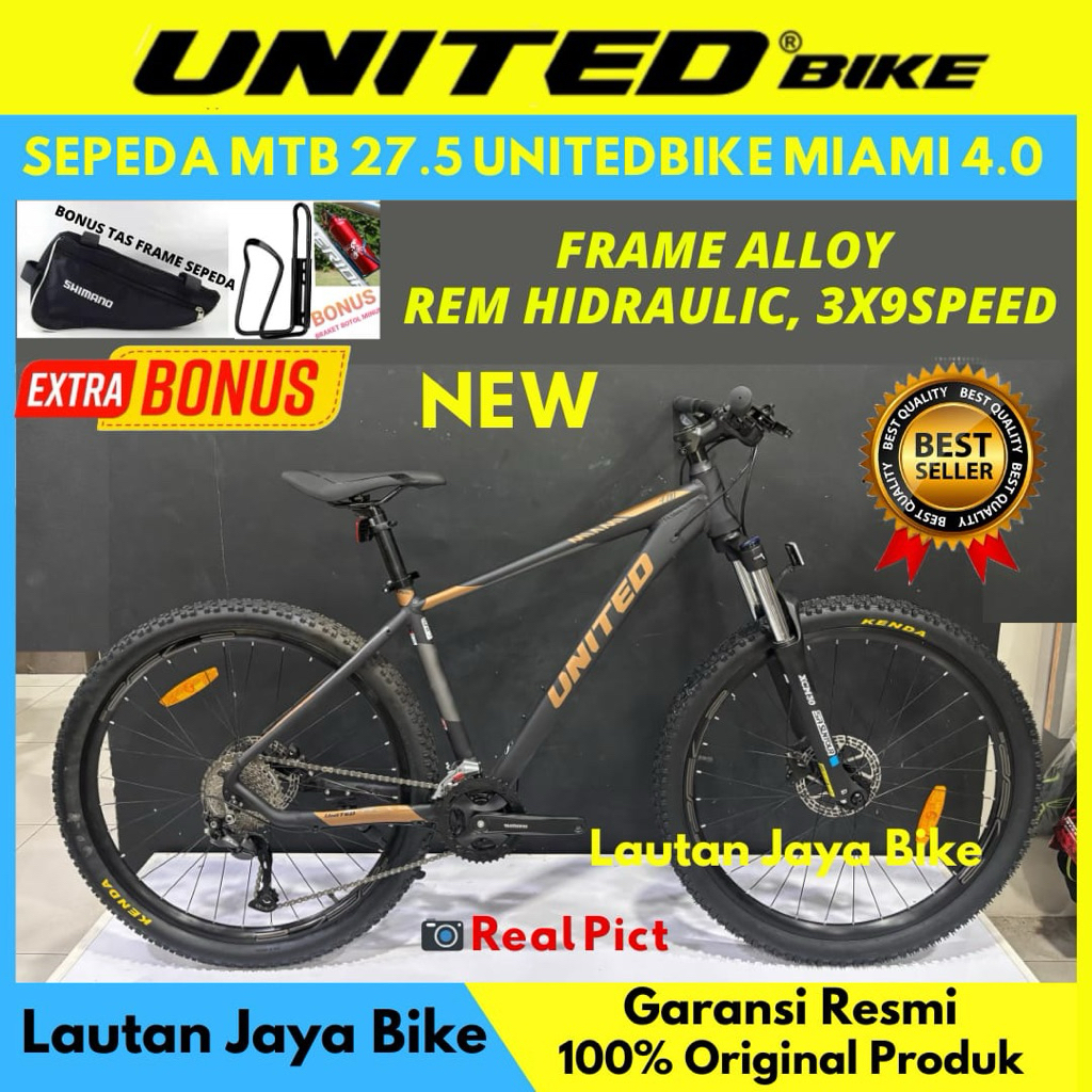 Jual Sepeda Gunung MTB 27.5 Unitedbike Dallas Miami 3.0 Miami 4.0 ...