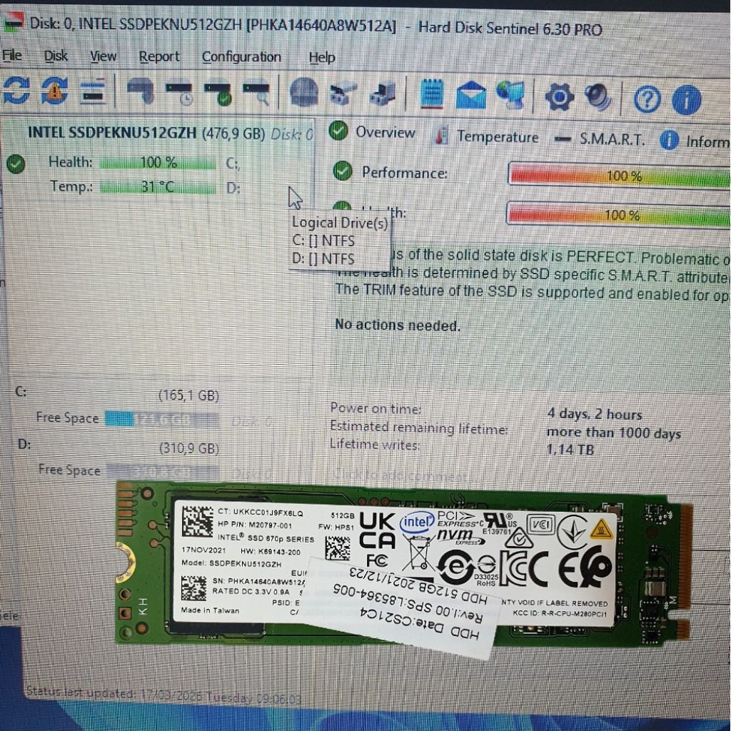 Jual SSD COPOTAN MURAH SATA 512GB, M2 NVMe 512gb, M2 sata 256gb REAL ...