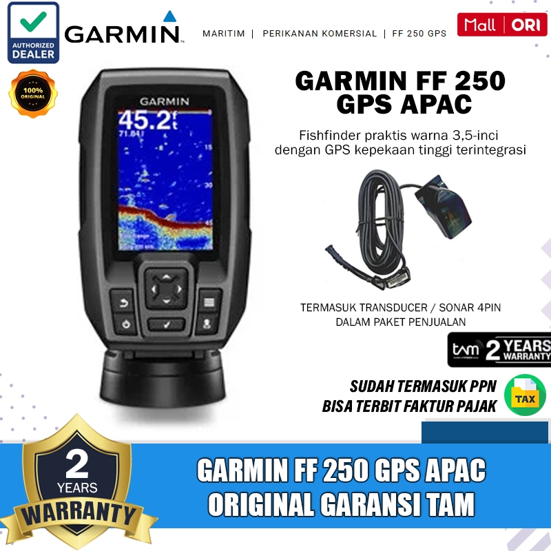 Jual Garmin FF250 FF 250 Fishfinder GPS Garmin 250 APAC CHIRP Pencari ...
