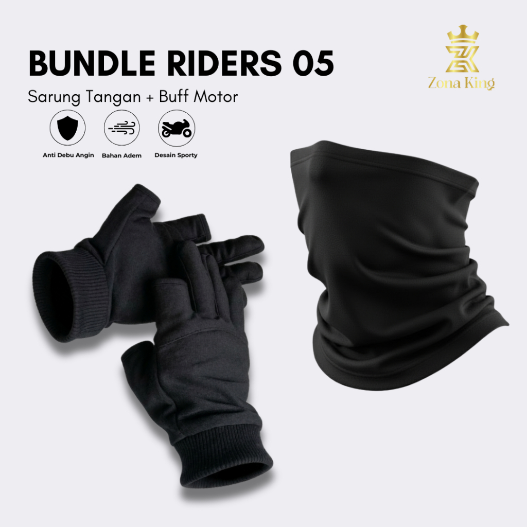 Jual RG - Bundle Riders 05 | Sarung Tangan Motor 2 Jari Terbuka rib ...