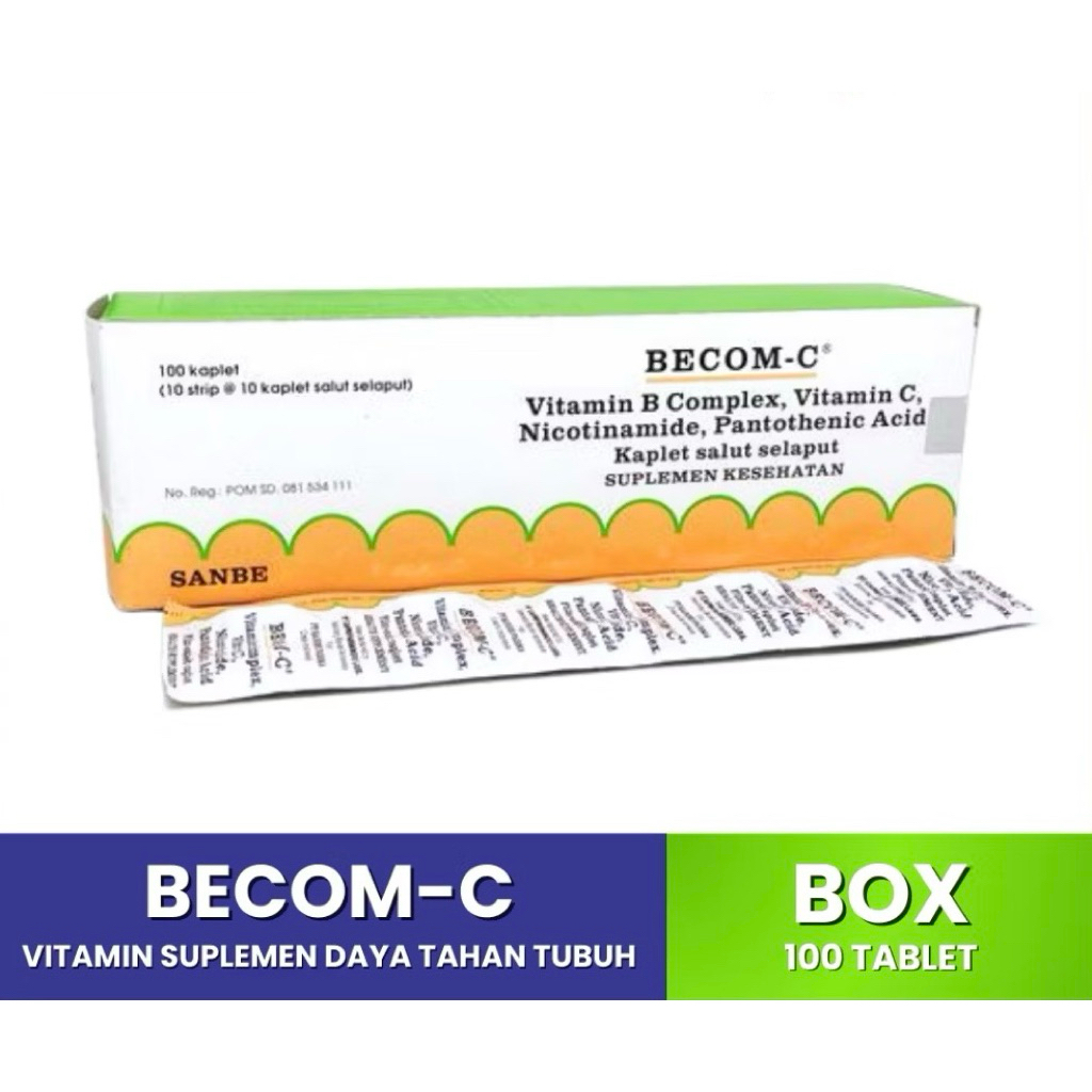 Jual Becom-C Multivitamin dan Mineral Zink | Shopee Indonesia