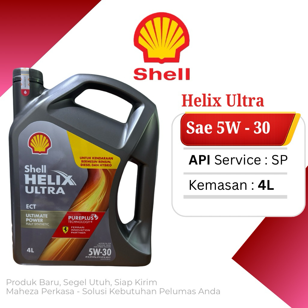 Jual Shell Helix Ultra 5W-30 Oli Mesin Mobil Full Synthetic API SQ ...