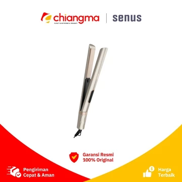 Senus Hair Straightener Catokan Rambut Ion Negatif LED Plat Keramik PTC Auto Off 30 Menit