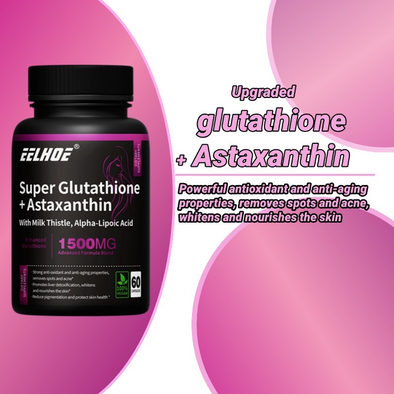 eelhoe super glutathione astaxanthin Healthy Origins® L-Glutathione (Setria®) 250mg 