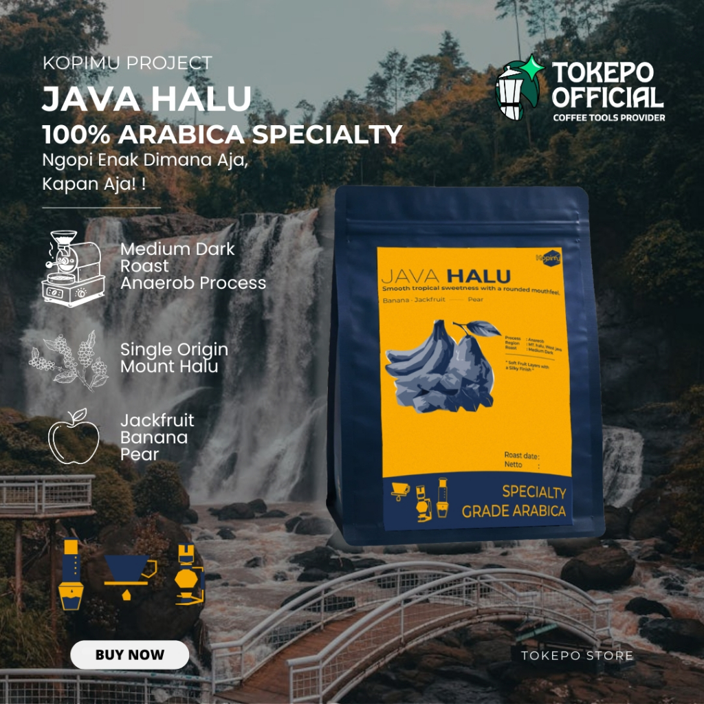 Jual Kopimu Project Coffee Beans Java Halu Biji Kopi 100% Arabica ...