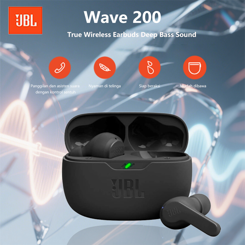 Jbl Wave 200 Tws Headset Wireless In-ear Noise Cancelling Headphones Real Stereo - foto 1