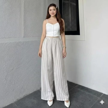 Celana Hommy Wanita Premium Celana Wanita Motif Anti Nerawang Celana Kulot Highwaist Kulot
