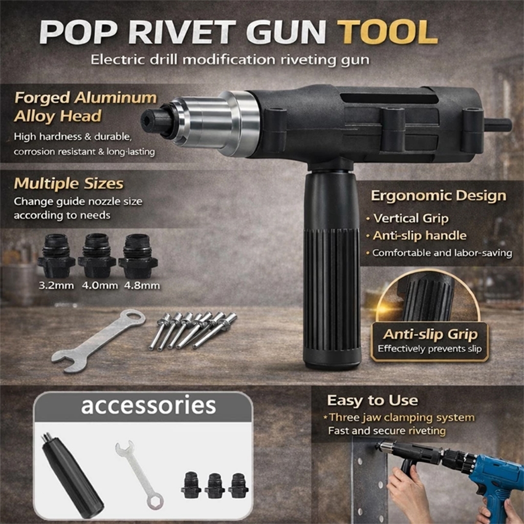 Jual Adaptor Mesin Bor Jadi Tang Rivet Converter Tang Rifet Rivet Bor ...