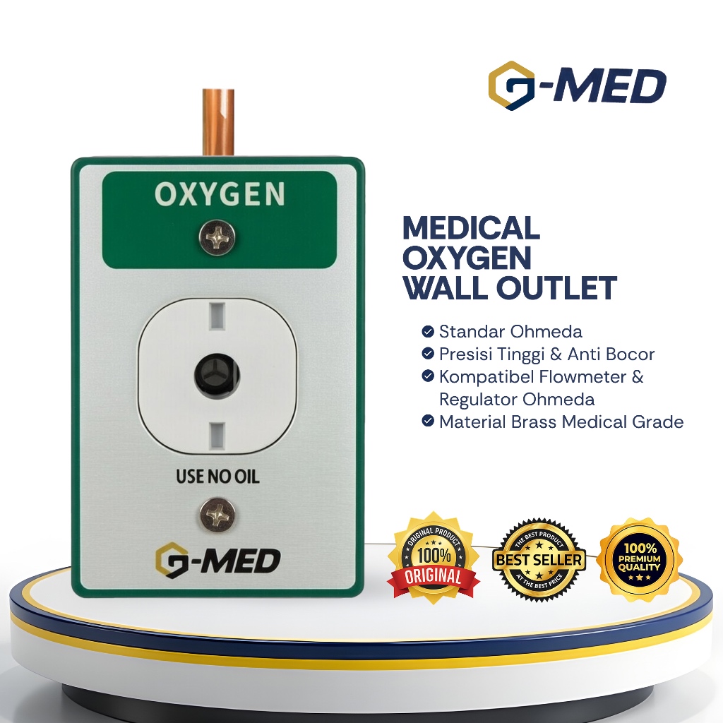 Jual GMED Wall Outlet Oxygen Rumah Sakit, Klinik, Rawat Inap, OK , NICU ...