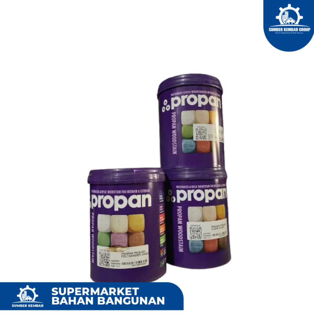 Jual PROPAN CAT POLITUR AIR / PLITUR WOODSTAIN PWS-631 1 LITER | Shopee ...