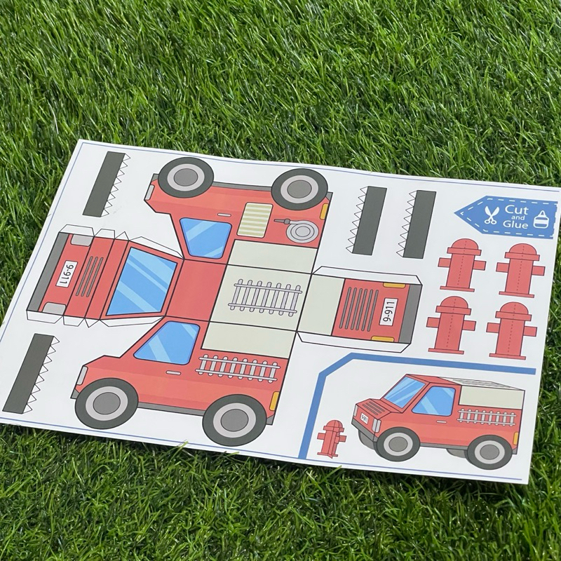 Jual Lembar Papercraft mainan edukasi anak kreatif | Shopee Indonesia