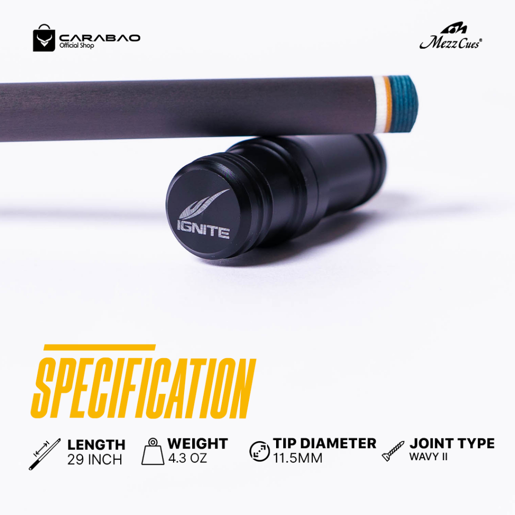 Jual Shaft Mezz Ignite Wavy 2 11.5 - Shaft Stick Billiard | Shopee