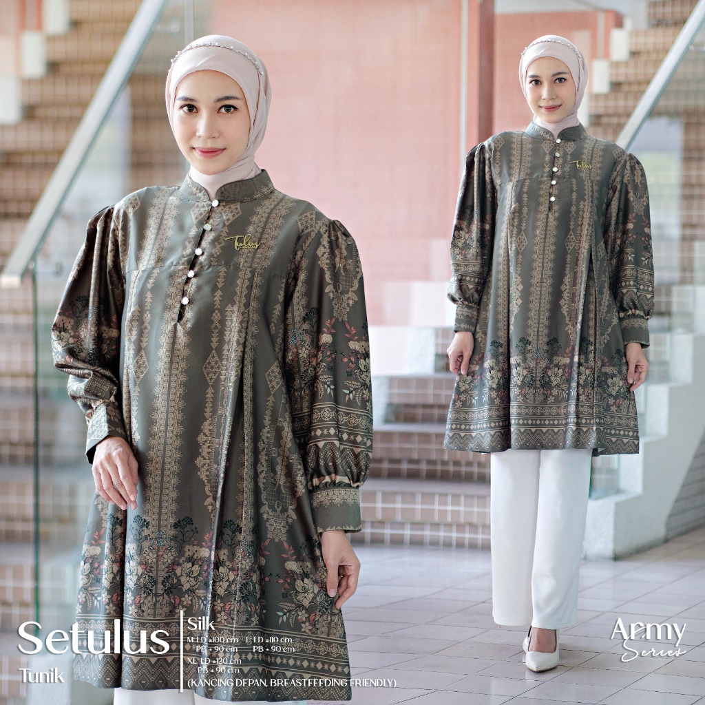 Jual Setulus Signature Setulus Tunik Atasan Wanita Silk Motif Batik ...