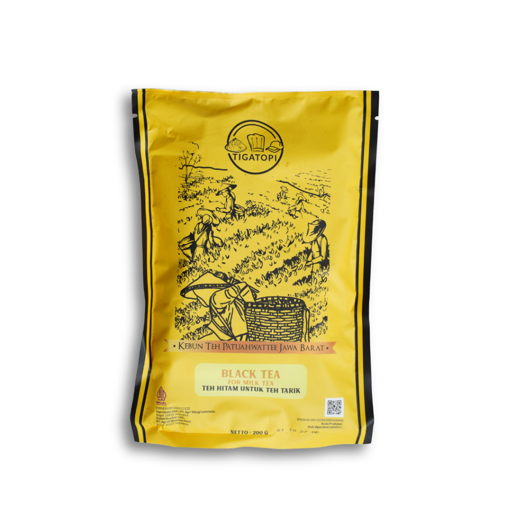 Jual TIGATOPI Black Tea for Milk Tea | Teh Hitam untuk Teh Tarik 200 gr ...