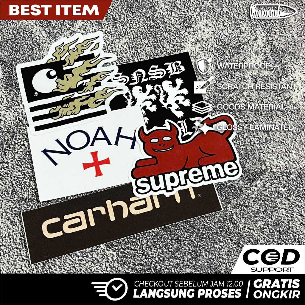 Jual STICKER KALCER HELM ANTI AIR BAHAN GRAFTAC | BRANDDD | NOAH ...