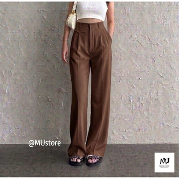 ORO PANTS Highwaist Pants Losepants Trousers Celana Panjang Wanita Kulot Anti Kusut