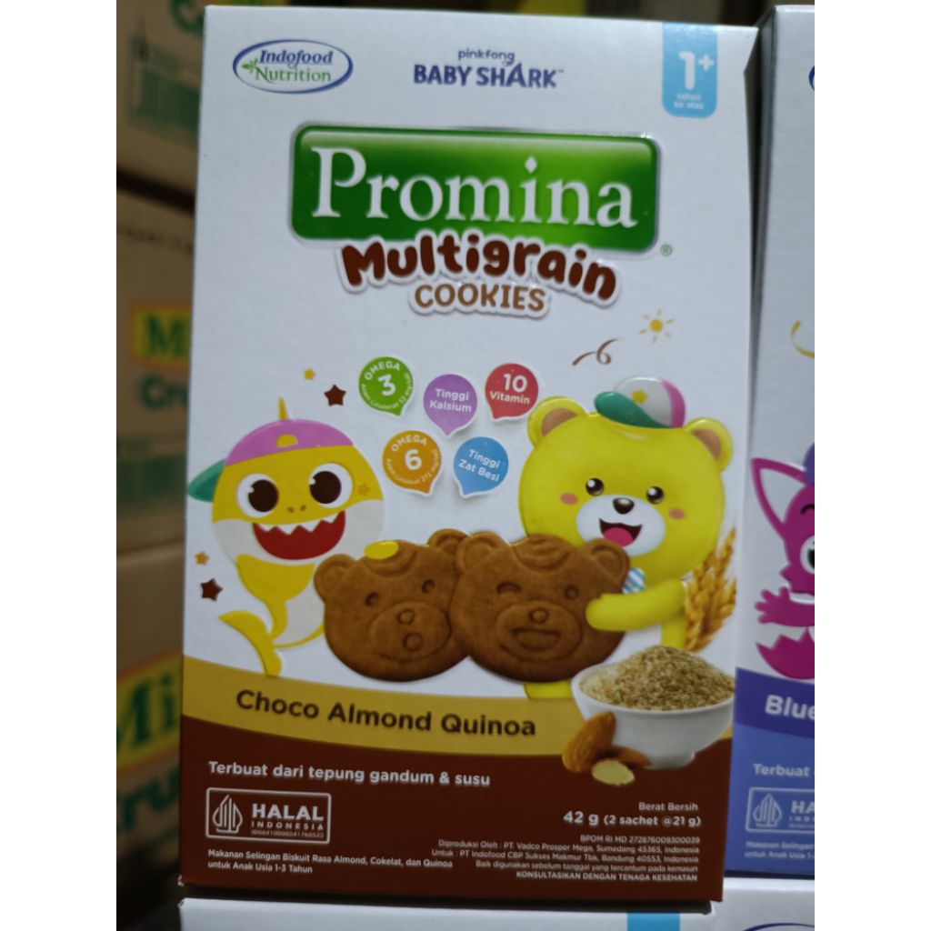 Jual Promina Multigrain Cookies Usia 1 tahun keatas rasa blueberry ...