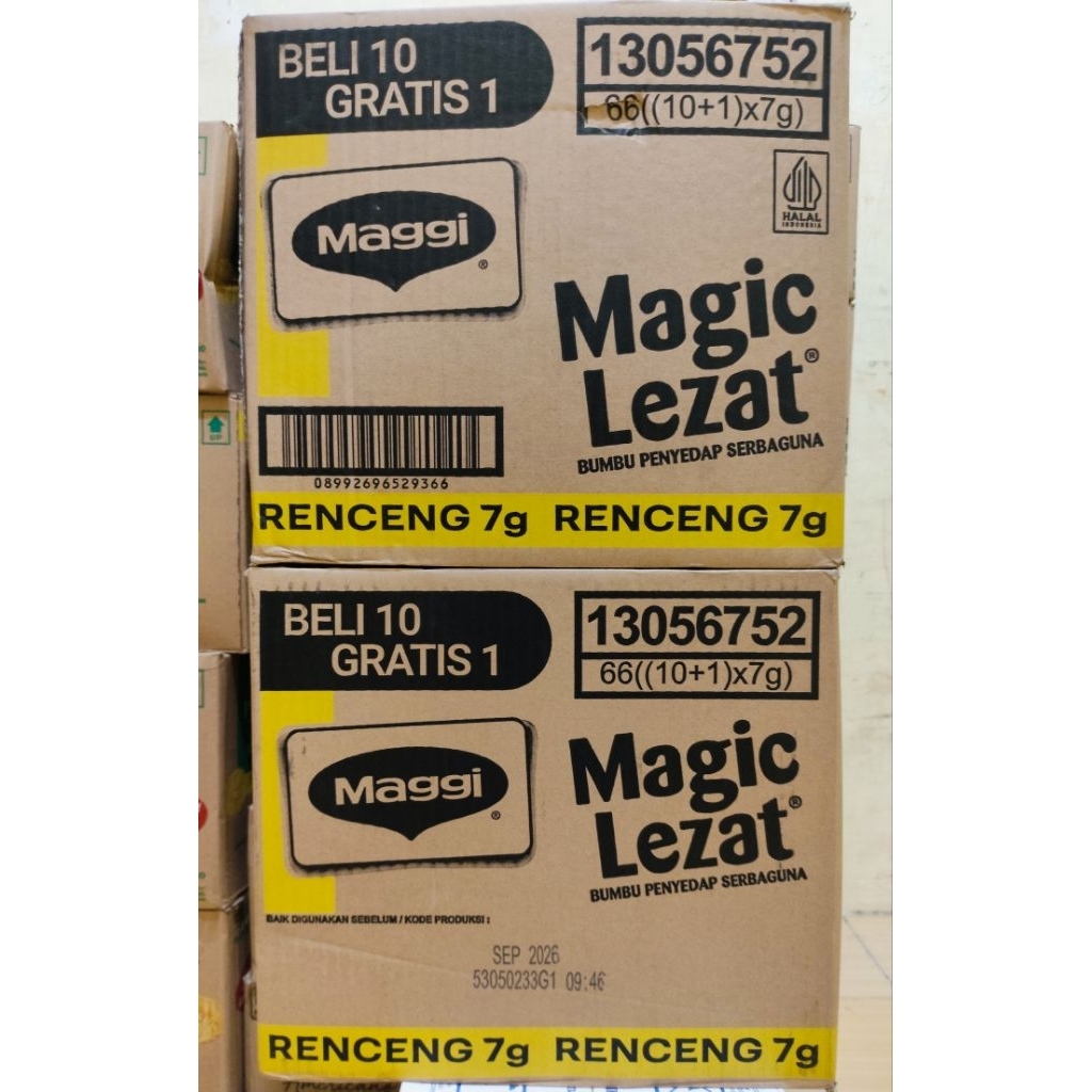Jual MAGGI MAGIC LEZAT SACHET 7gr 1 KARTON ISI 66 RENCENG | Shopee ...