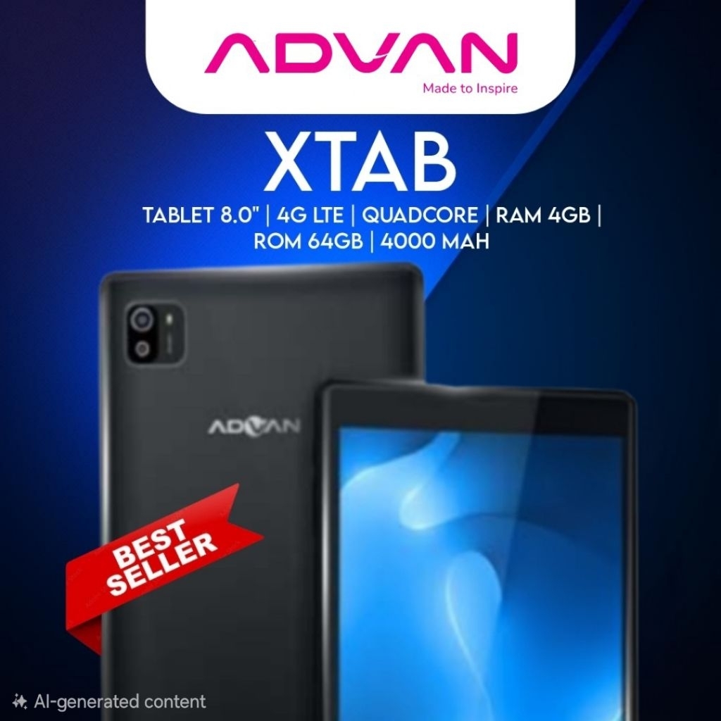 Jual Advan XTab 4/64 Tablet Advan XTab 4G Tablet 8 inch Tablet Advan 8 ...