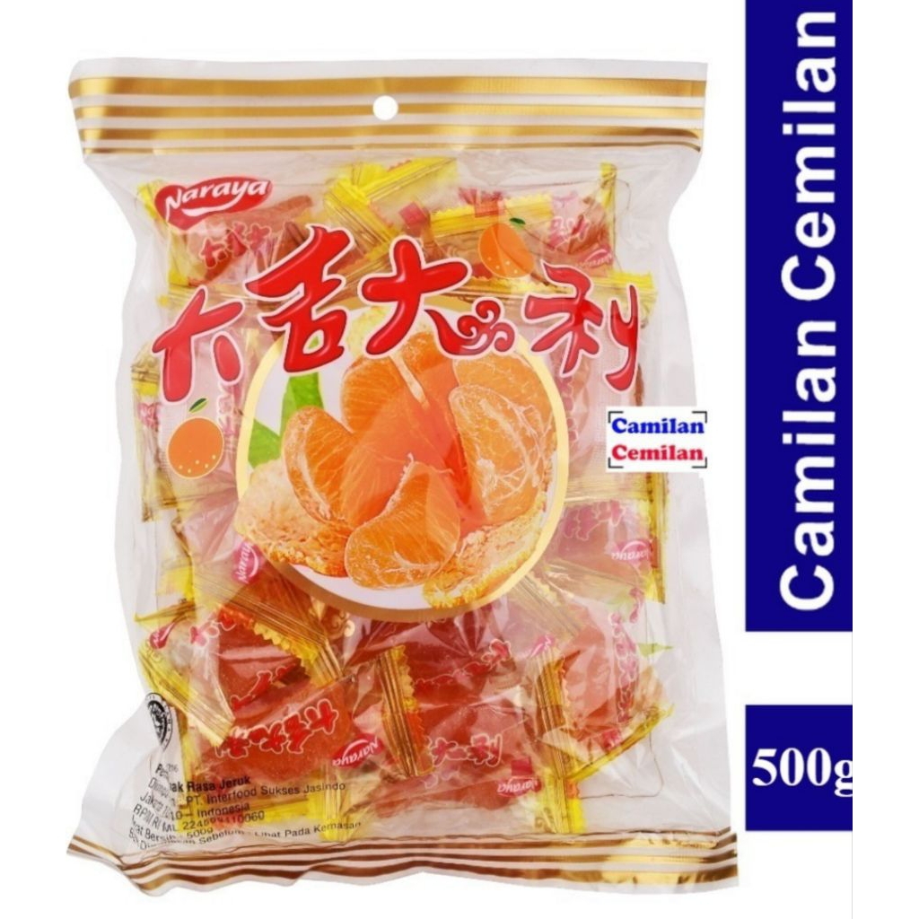 Jual Naraya Jelly Jeruk - Rasa Jeruk Segar, Tekstur Lembut, Halal ...