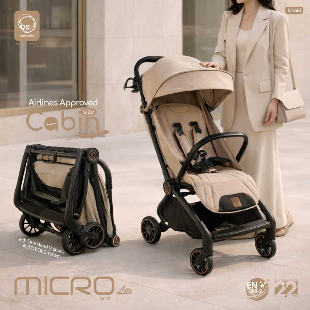 Jual Babyelle Micro Lite / Maxi Pro Cabin Size Baby Stroller S 330 ...