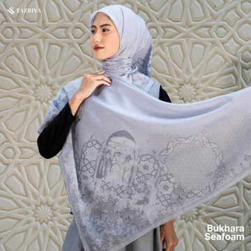 HIJAB SYARI TAZBIYA Scarf Voal Syari Hijab Voal Syari Jilbab Syari Hijab Segi Empat