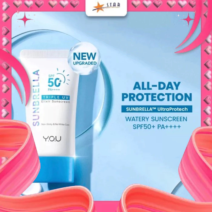 Jual * STAR * YOU Sunbrella Triple UV Elixir Sunscreen SPF50+ PA ...
