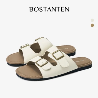 BOSTANTEN LuxChoco Nuts Flat Sandal Sepatu Wanita