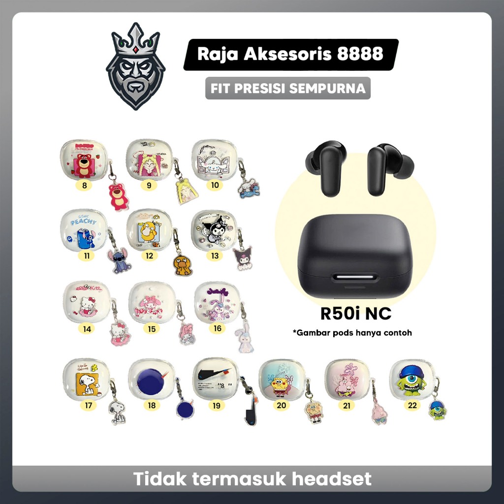 Jual Case Soundcore R50i Bening Karakter Premium Quality Soft Silicon ...