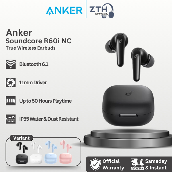 Jual Anker Soundcore R60iNC R60i NC ANC TWS LDAC - D1202 | Shopee Indonesia
