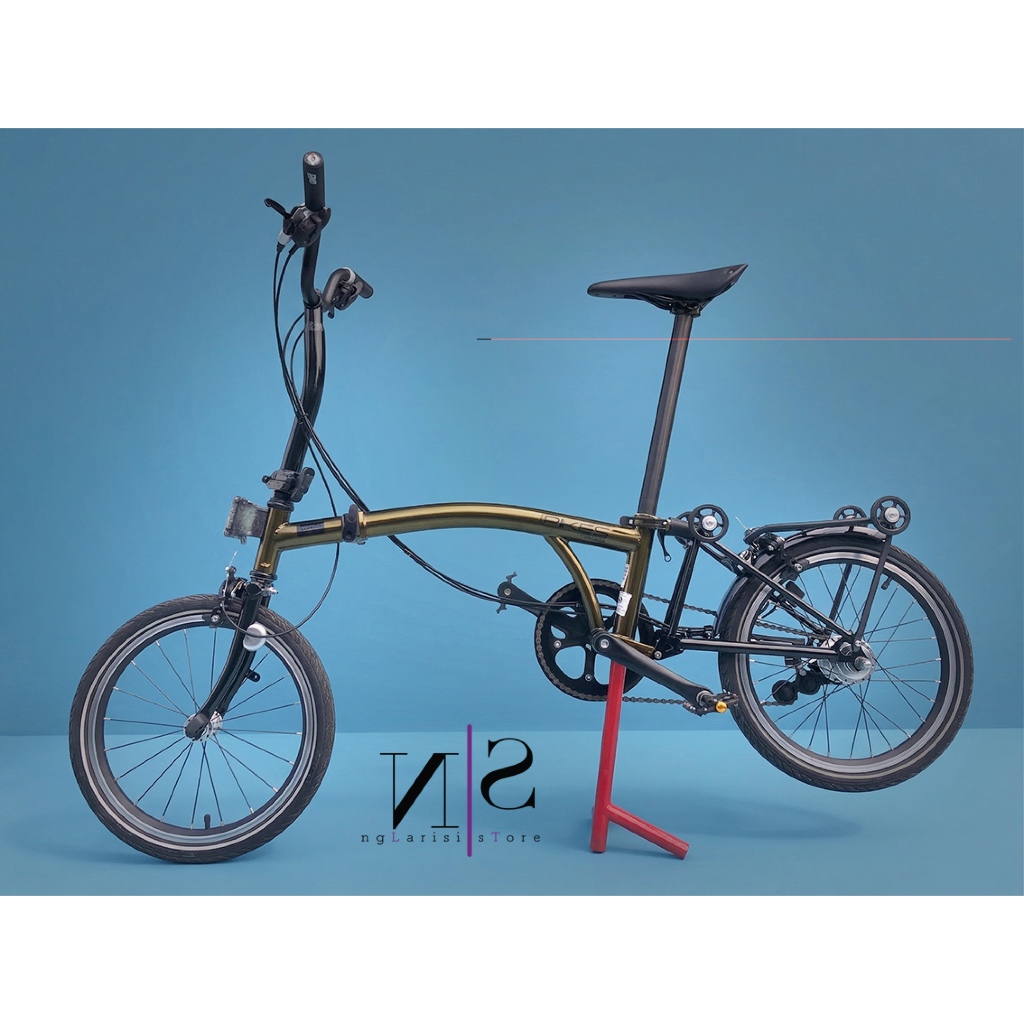 Jual Sepeda Lipat Folding Bike Element Pikes Gen 2 Goldie not brompton ...