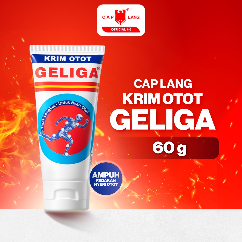 Jual Geliga Krim Otot Pereda Nyeri Cap Lang 60gr - Meredakan Nyeri Otot ...