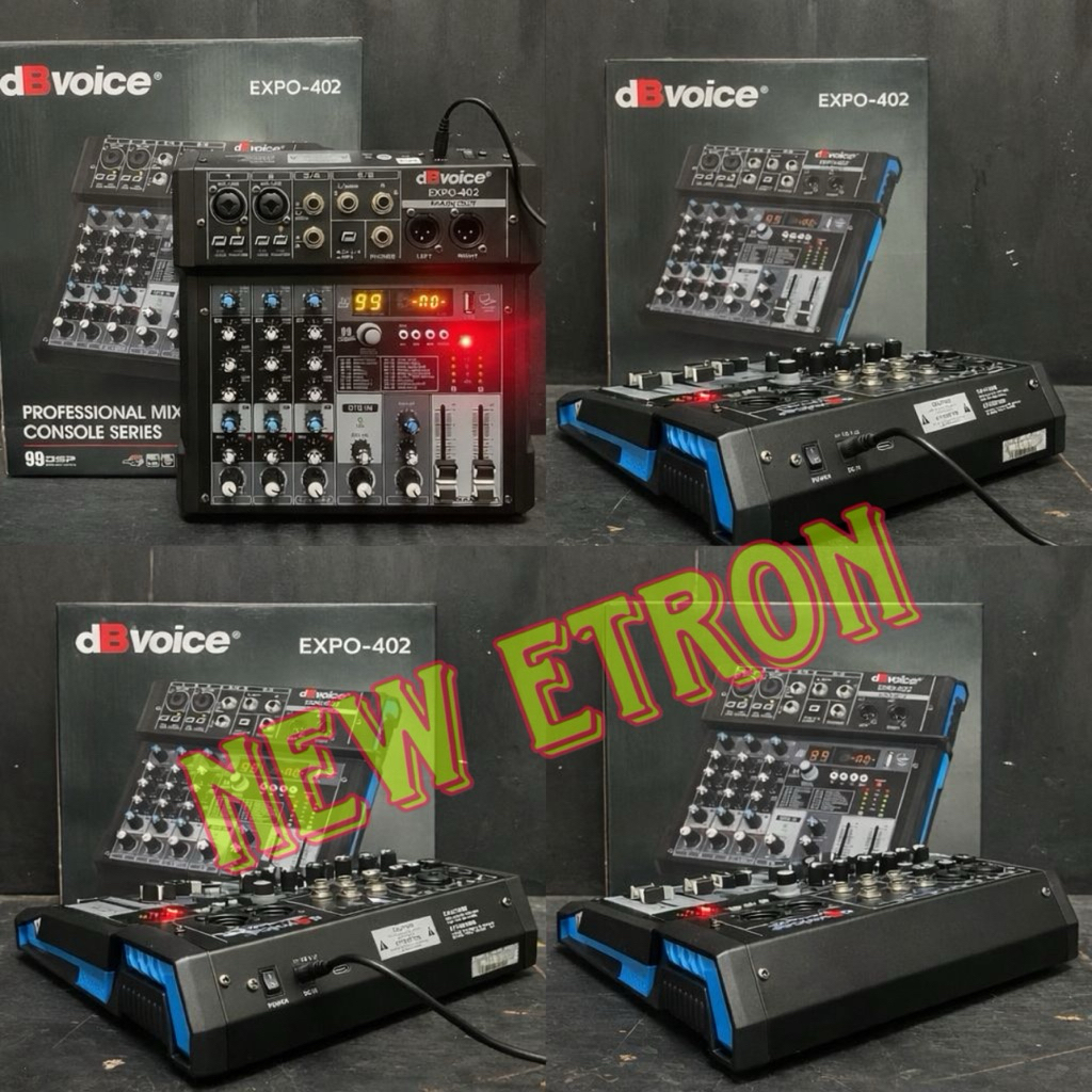 Jual Mixer Audio DbVoice Expo 402 6Channel Original With Soundcard ...