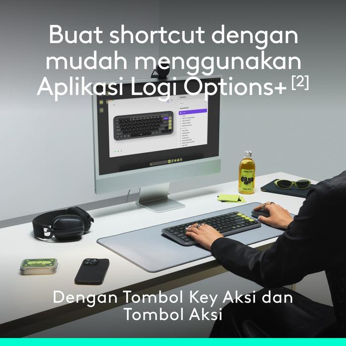 Jual Logitech POP ICON COMBO, Kombo Keyboard dan Mouse Bluetooth ...